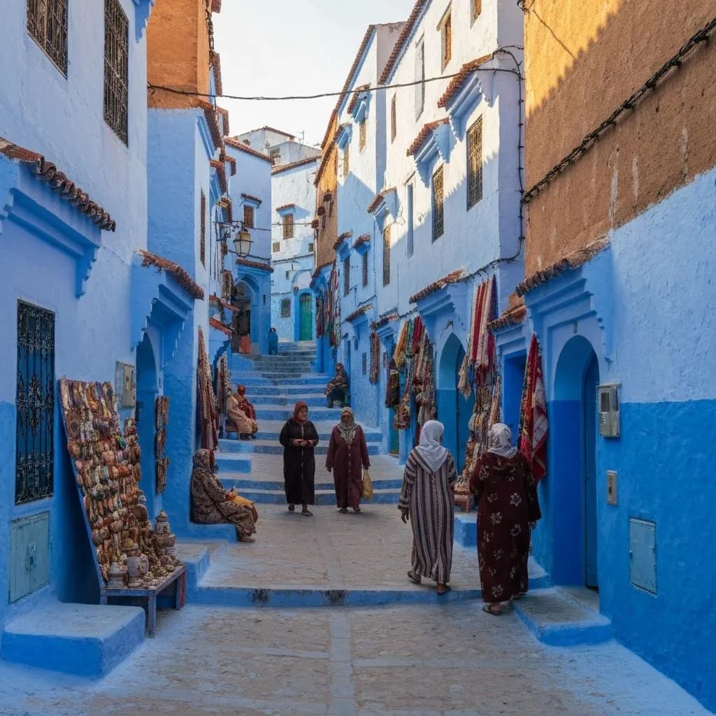 Blue streets of Chefchaouen